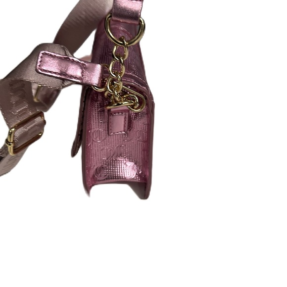 Juicy Couture Fashionista Shoulder Bag Crossbody Metalic Blush - Picture 9 of 13